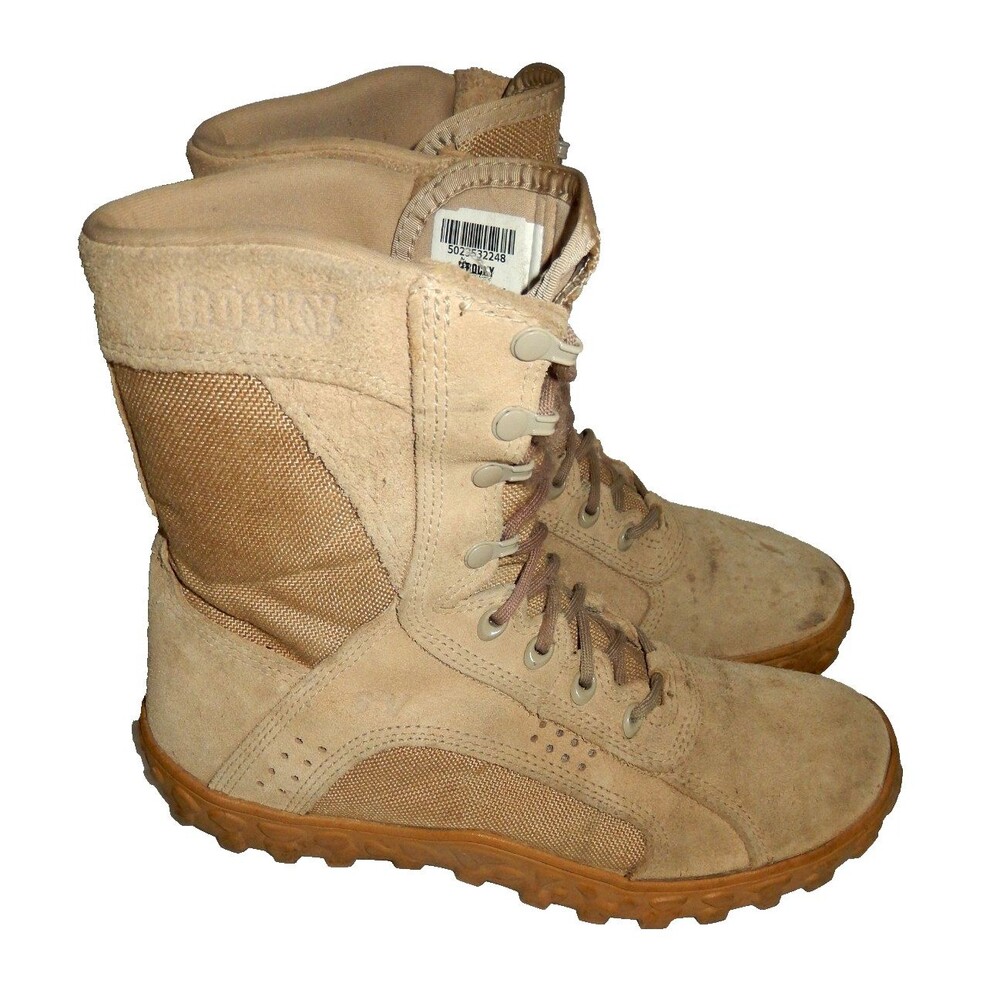 Rocky S2V Special Ops Military Tactical Coyote Combat Boots Mens 12 M Vibram USA